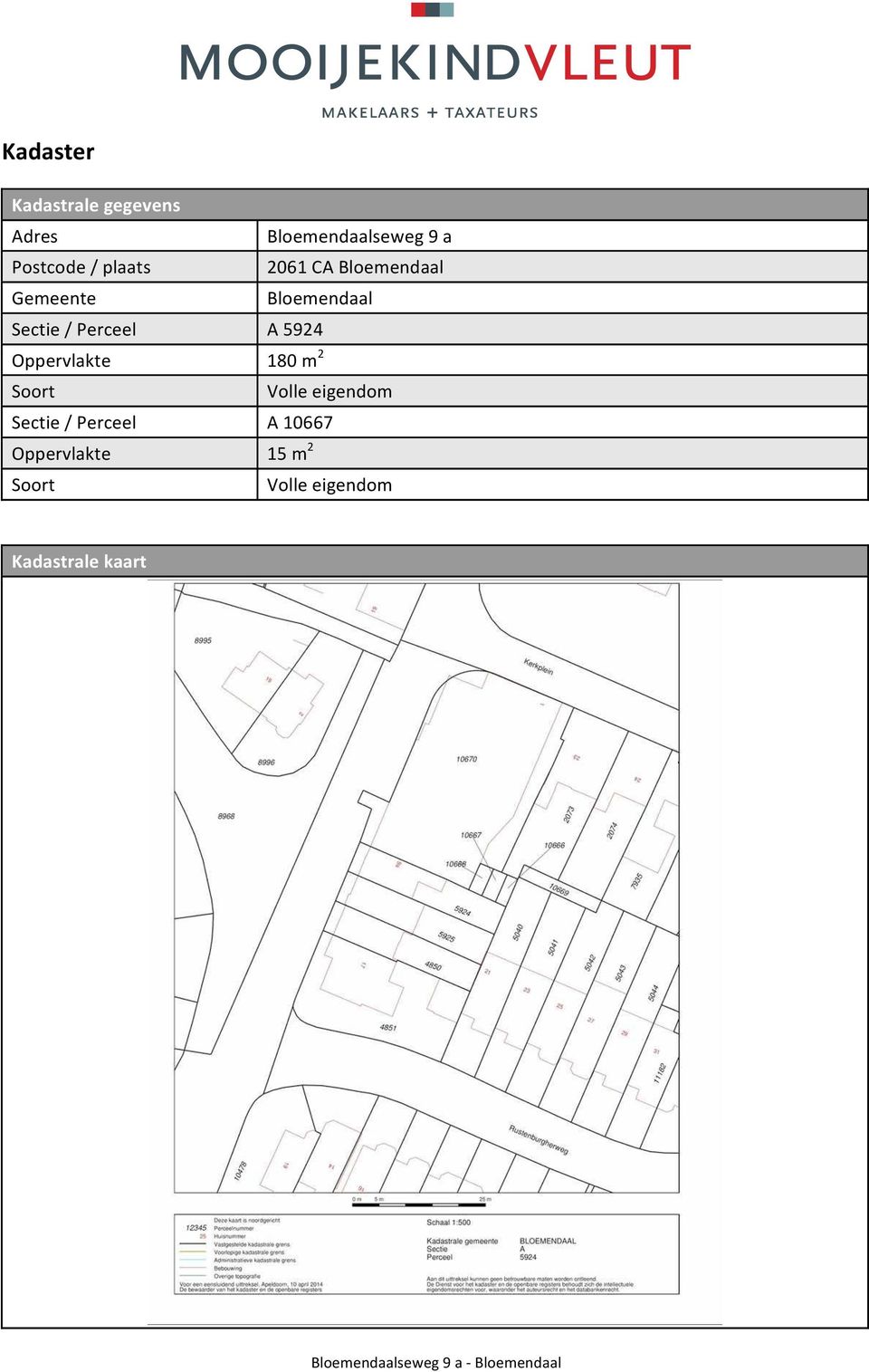 A5924 Oppervlakte 180m 2 Soort Sectie/Perceel Volleeigendom A10667