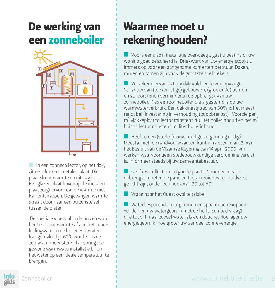 Schaduw van (toekomstige) gebouwen, (groeiende) bomen en schoorstenen verminderen de opbrengst van uw. Kies een die afgestemd is op uw warmwaterverbruik.