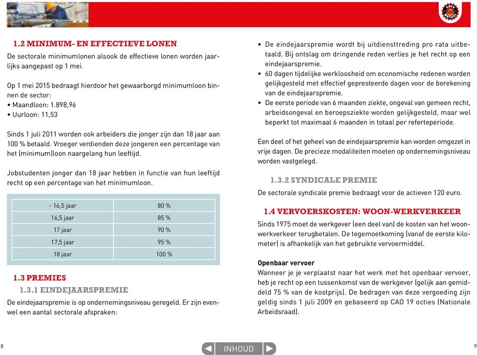 Vroeger verdienden deze jongeren een percentage van het (minimum)loon naargelang hun leeftijd.