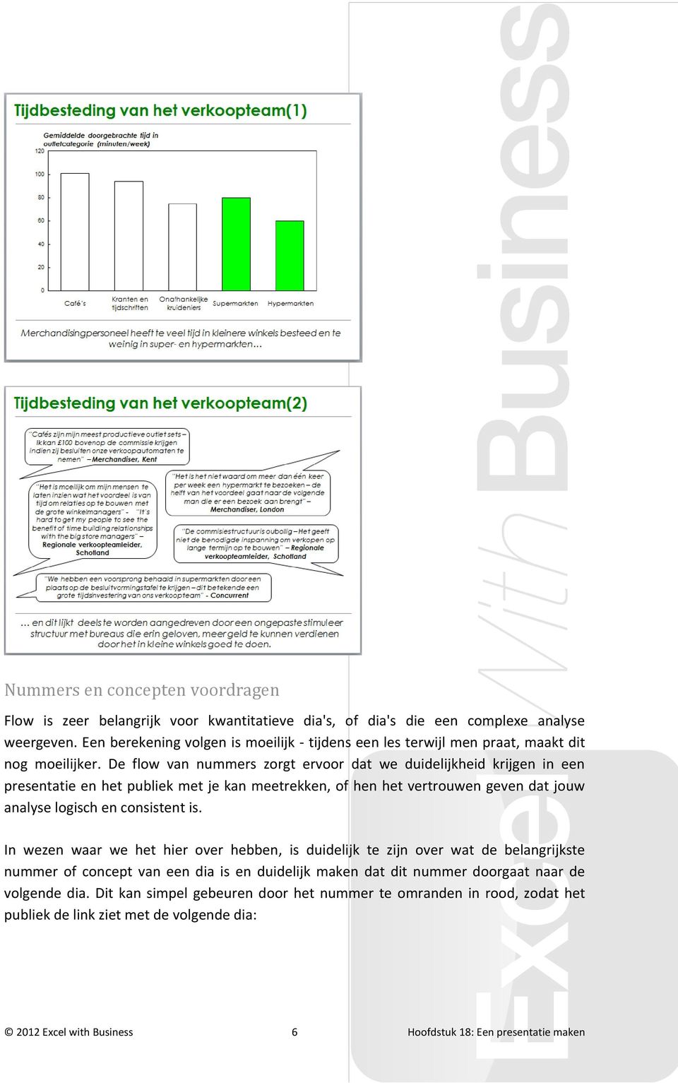 De flow van nummers zorgt ervoor dat we duidelijkheid krijgen in een presentatie en het publiek met je kan meetrekken, of hen het vertrouwen geven dat jouw analyse logisch en consistent is.