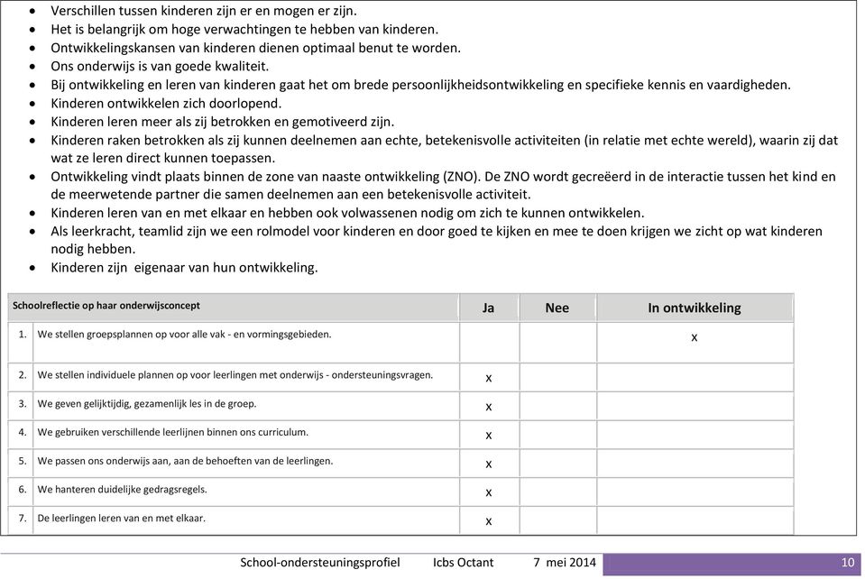 Kinderen leren meer als zij betrokken en gemotiveerd zijn.