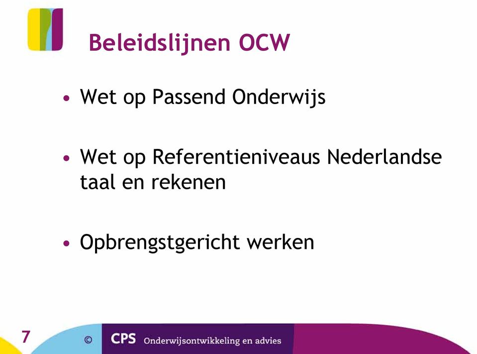 Referentieniveaus Nederlandse