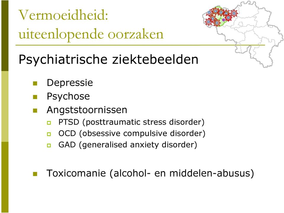 (posttraumatic stress disorder) OCD (obsessive compulsive