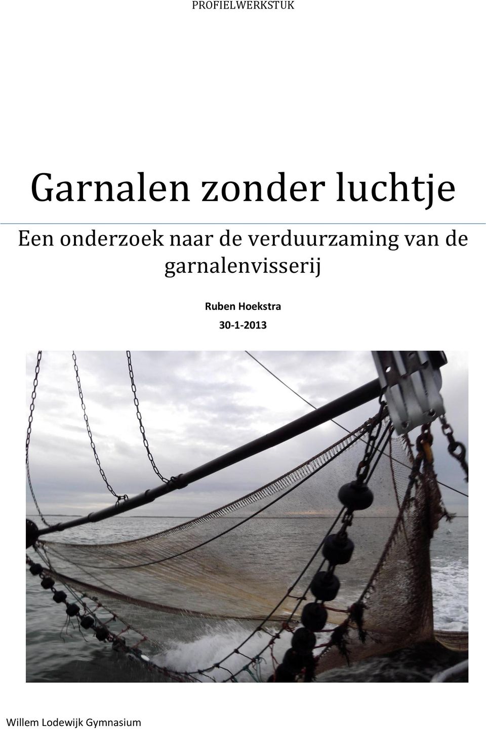 verduurzaming van de garnalenvisserij