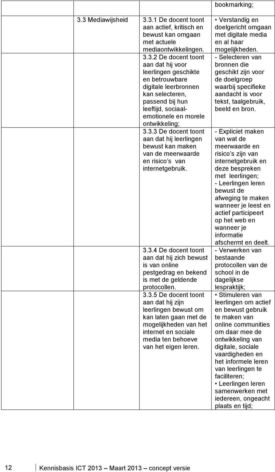 3.3.5 De docent toont aan dat hij zijn leerlingen bewust om kan laten gaan met de mogelijkheden van het internet en sociale media ten behoeve van het eigen leren.