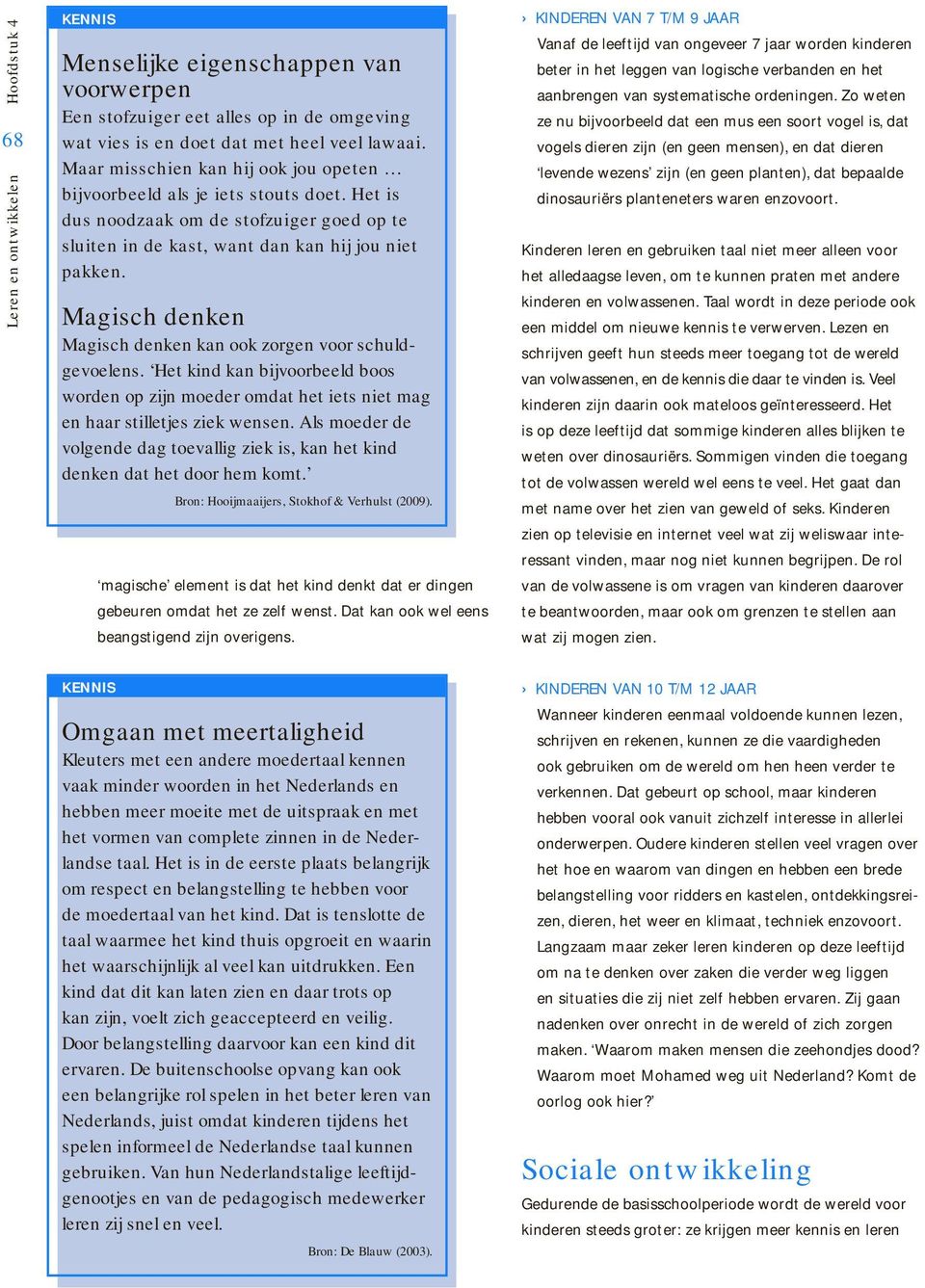 Magisch denken Magisch denken kan ook zorgen voor schuldgevoelens. Het kind kan bijvoorbeeld boos worden op zijn moeder omdat het iets niet mag en haar stilletjes ziek wensen.