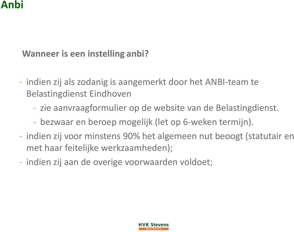 aanvraagformulier op de website van de Belastingdienst.