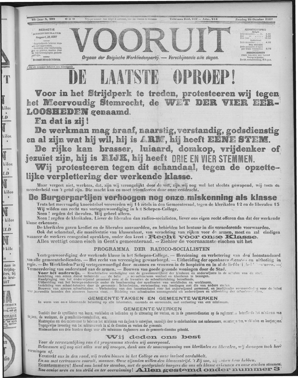 73 AANKONDISJNGEM PJRJJS VOLCENS HE AMEF Yoorop te betal. Recht.eerherstelng, 2fr.p.r. (Bj dl vuvamer behoort e böyoegsel) & wj teg\ klos e klasse.