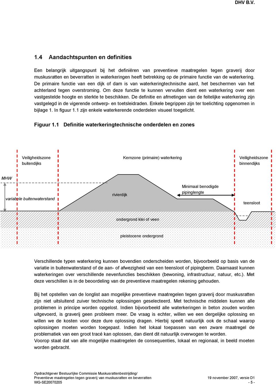 Om deze functie te kunnen vervullen dient een waterkering over een vastgestelde hoogte en sterkte te beschikken.