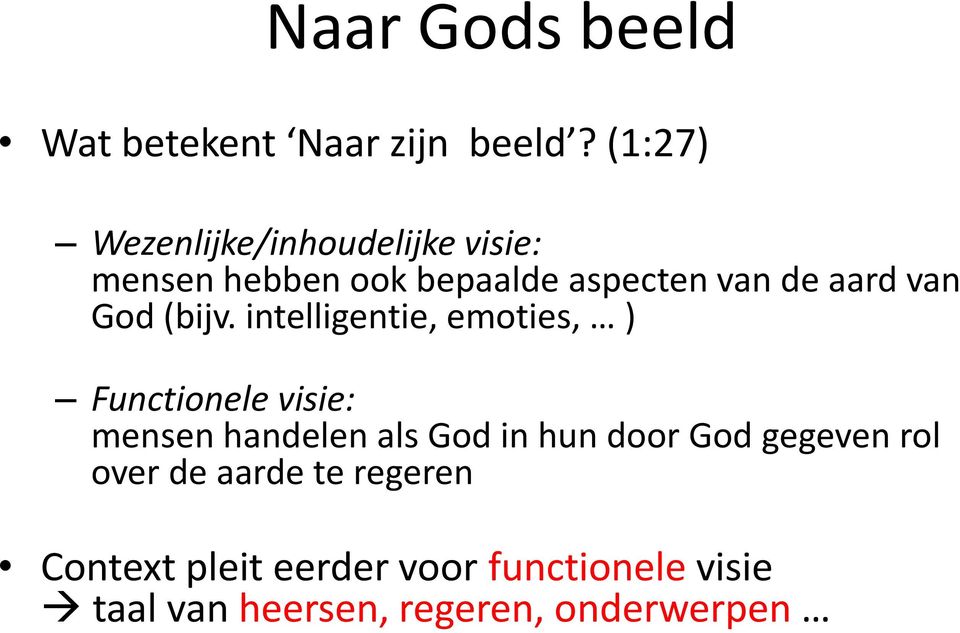 van God (bijv.