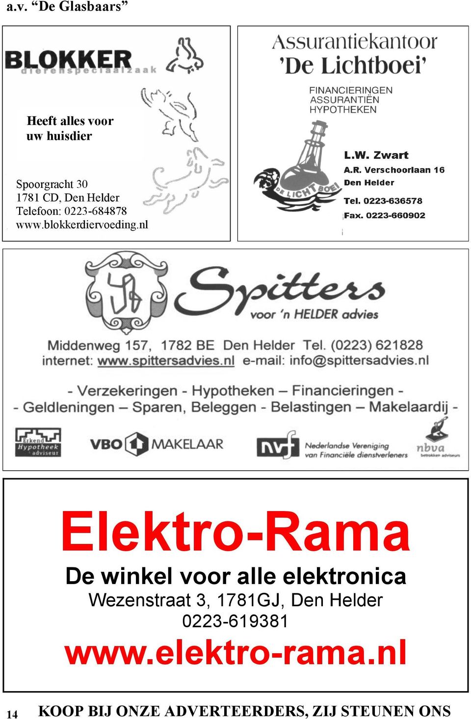 nl Elektro-Rama De winkel voor alle elektronica Wezenstraat 3, 1781GJ,