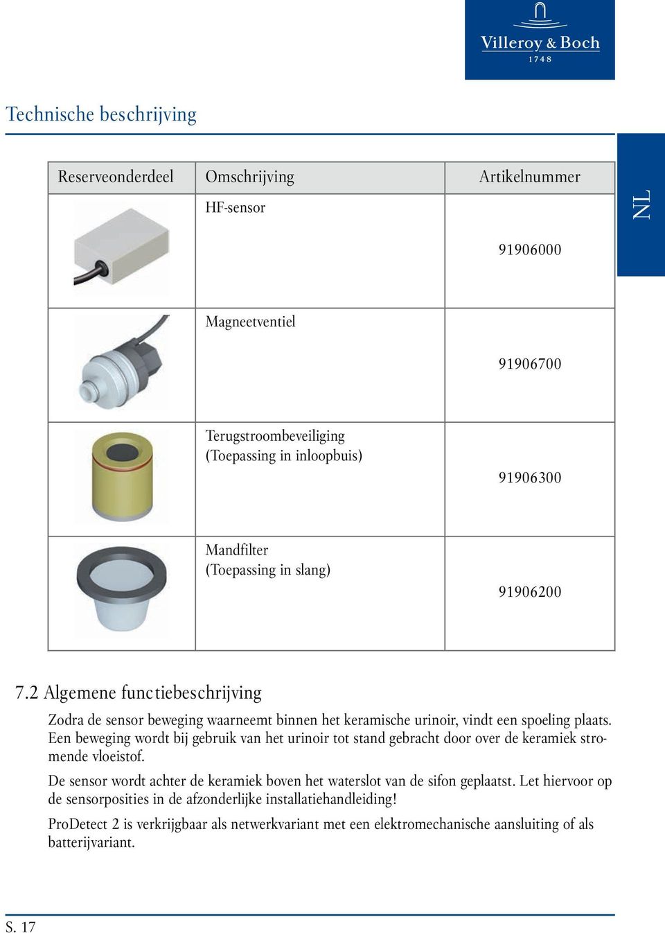 Een beweging wordt bij gebruik an het urinoir tot stand gebracht door oer de keramiek stromende loeistof.