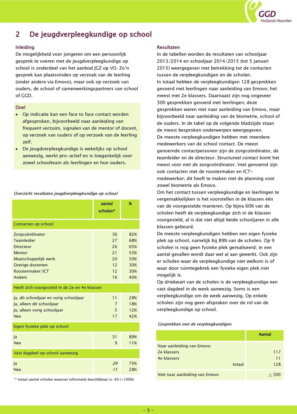 Doel Op indicatie kan een face to face contact worden afgesproken, bijvoorbeeld naar aanleiding van frequent verzuim, signalen van de mentor of docent, op verzoek van ouders of op verzoek van de