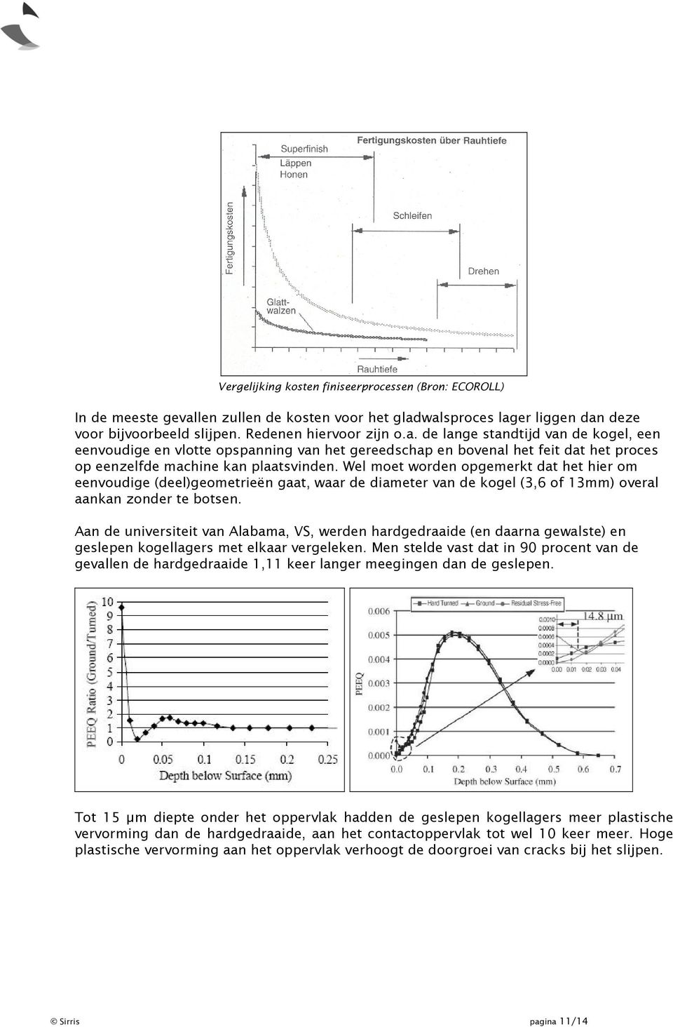 Wel moet worden opgemerkt dat het hier om eenvoudige (deel)geometrieën gaat, waar de diameter van de kogel (3,6 of 13mm) overal aankan zonder te botsen.