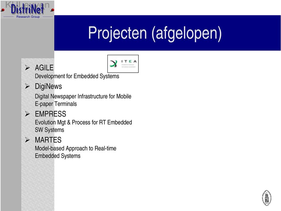 Terminals EMPRESS Evolution Mgt & Process for RT Embedded SW