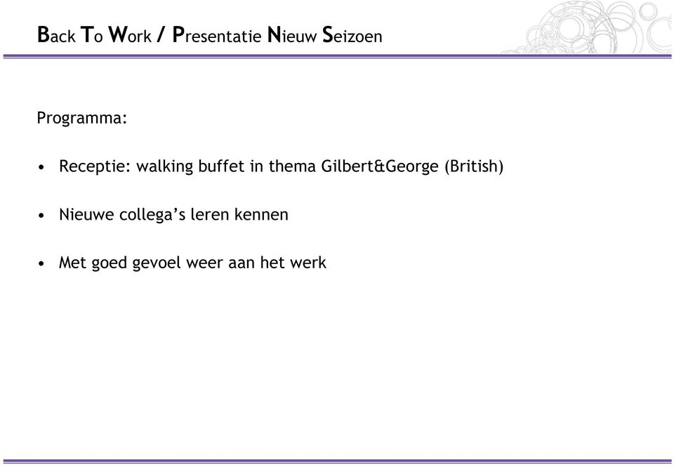 thema Gilbert&George (British) Nieuwe
