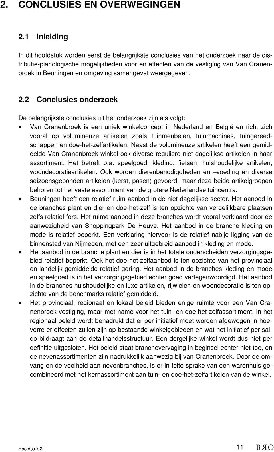 Beuningen en omgeving samengevat weergegeven. 2.