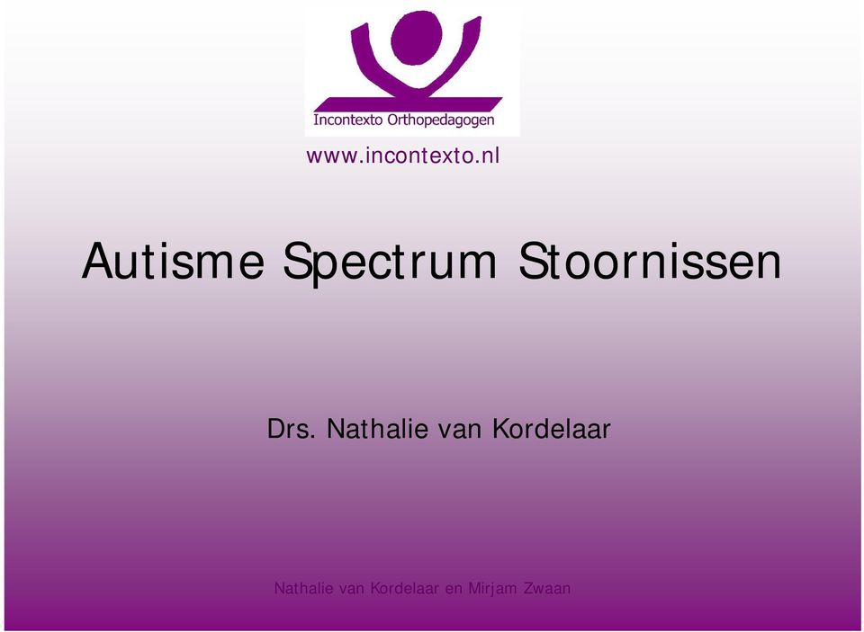 Stoornissen Drs.