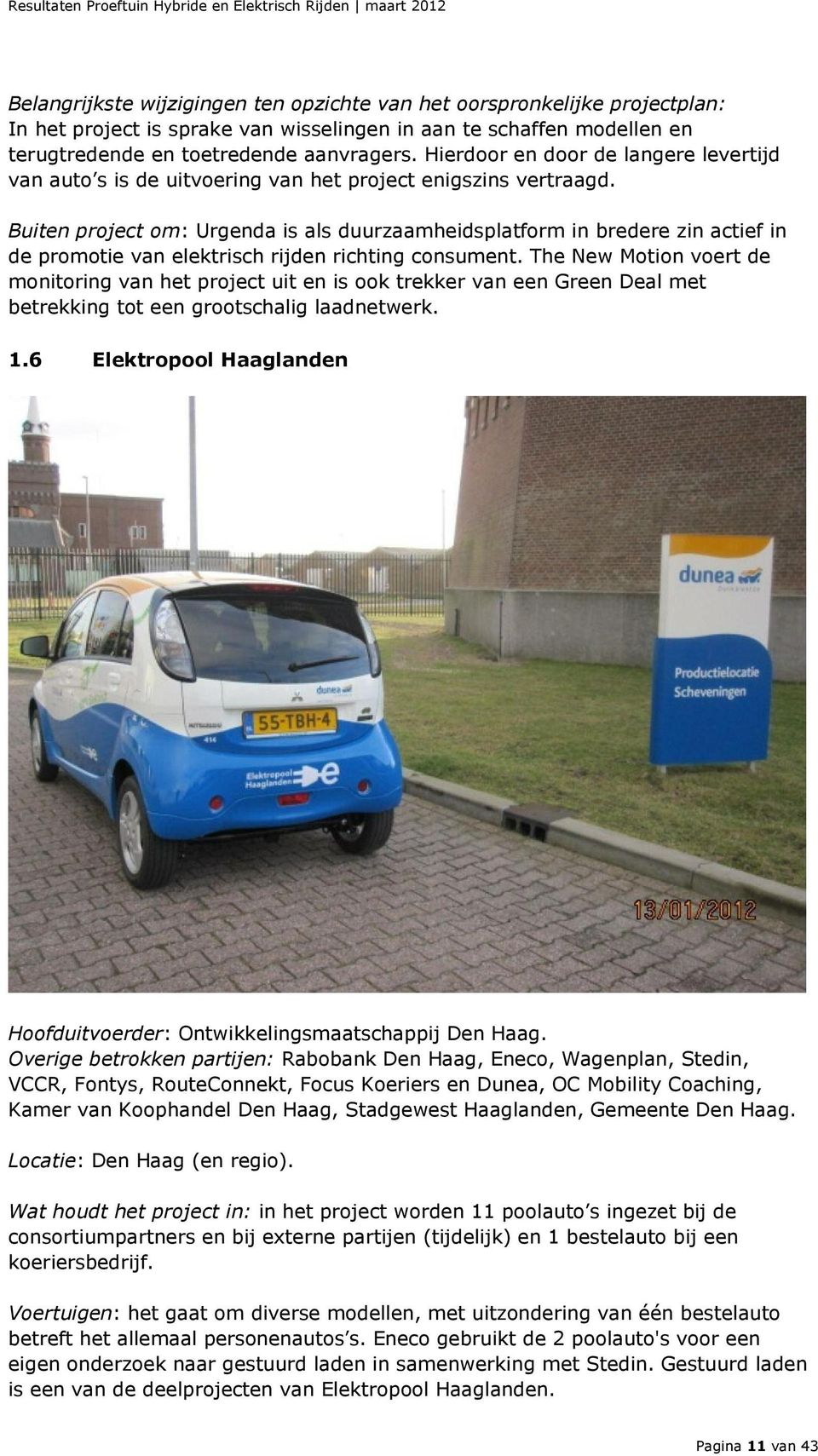 Buiten project om: Urgenda is als duurzaamheidsplatform in bredere zin actief in de promotie van elektrisch rijden richting consument.