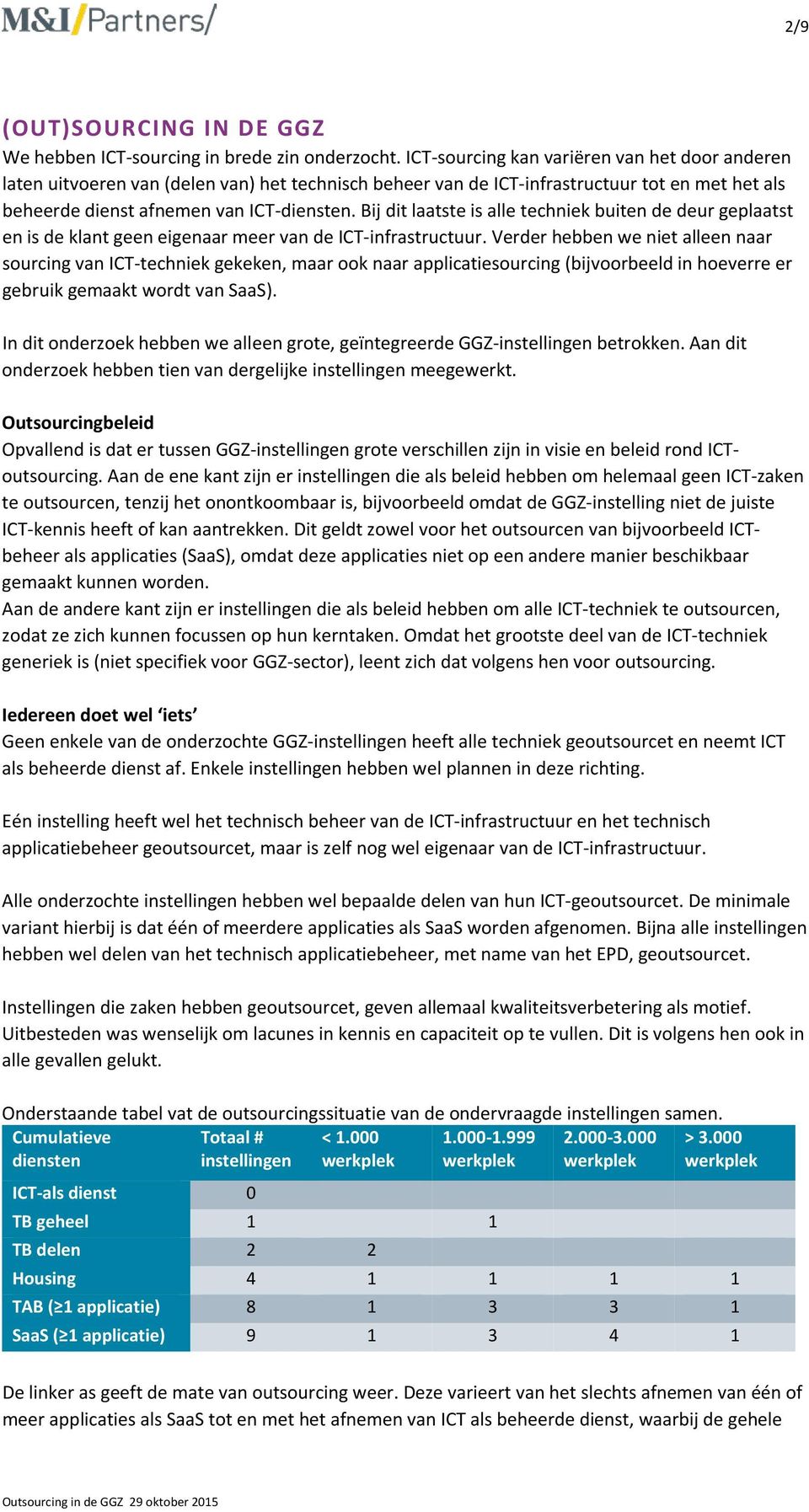 Bij dit laatste is alle techniek buiten de deur geplaatst en is de klant geen eigenaar meer van de ICT-infrastructuur.