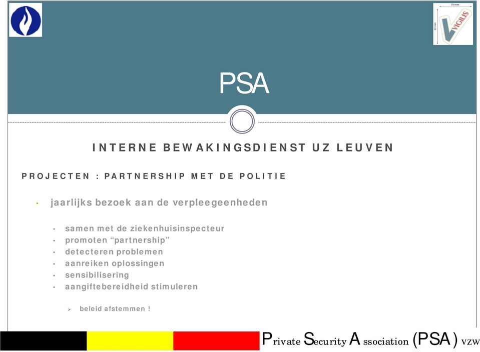 promoten partnership detecteren problemen aanreiken