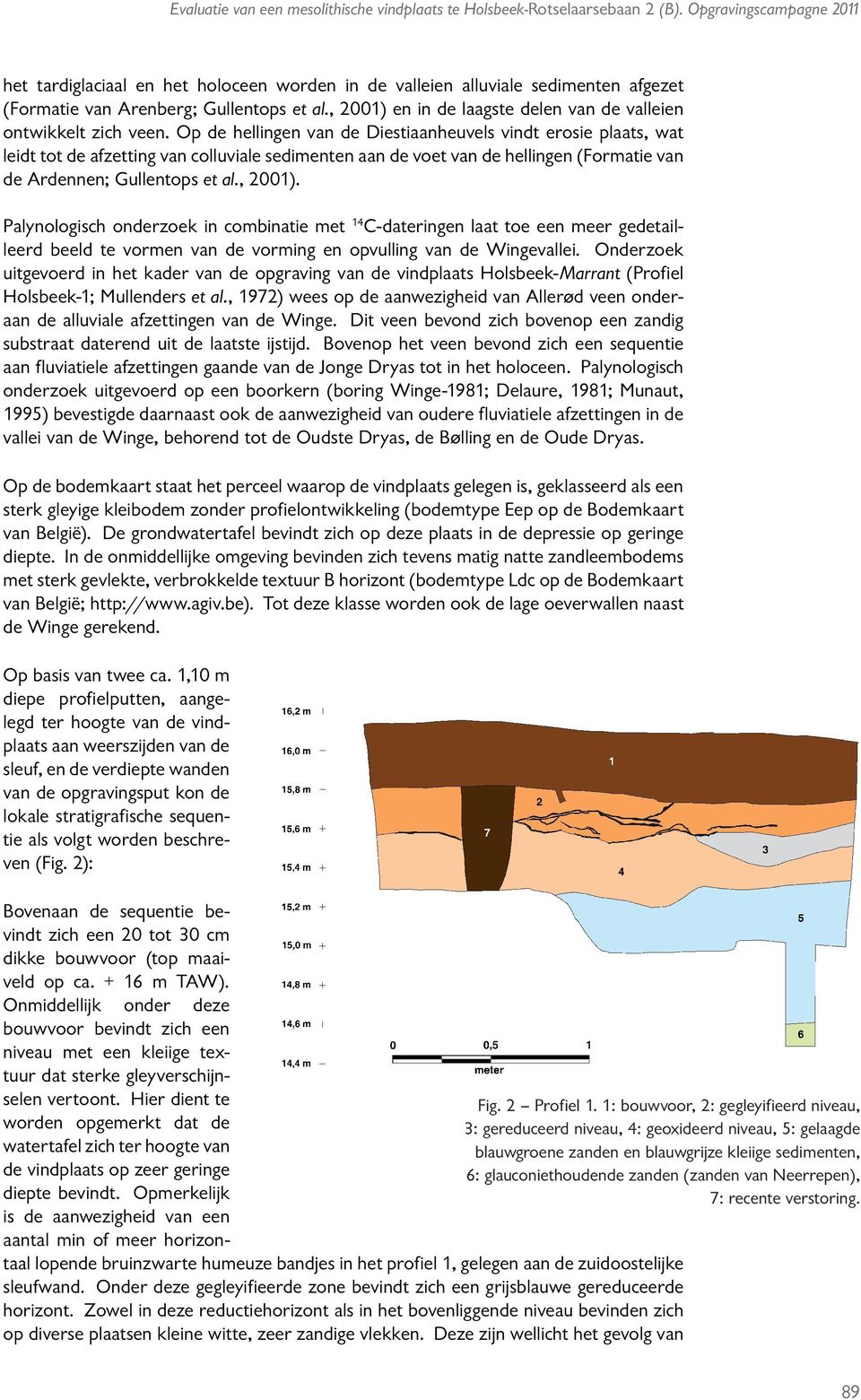 , 2001) en in de laagste delen van de valleien ontwikkelt zich veen.