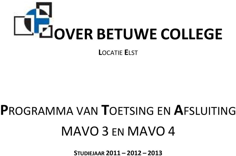 ELST MAVO 3 EN