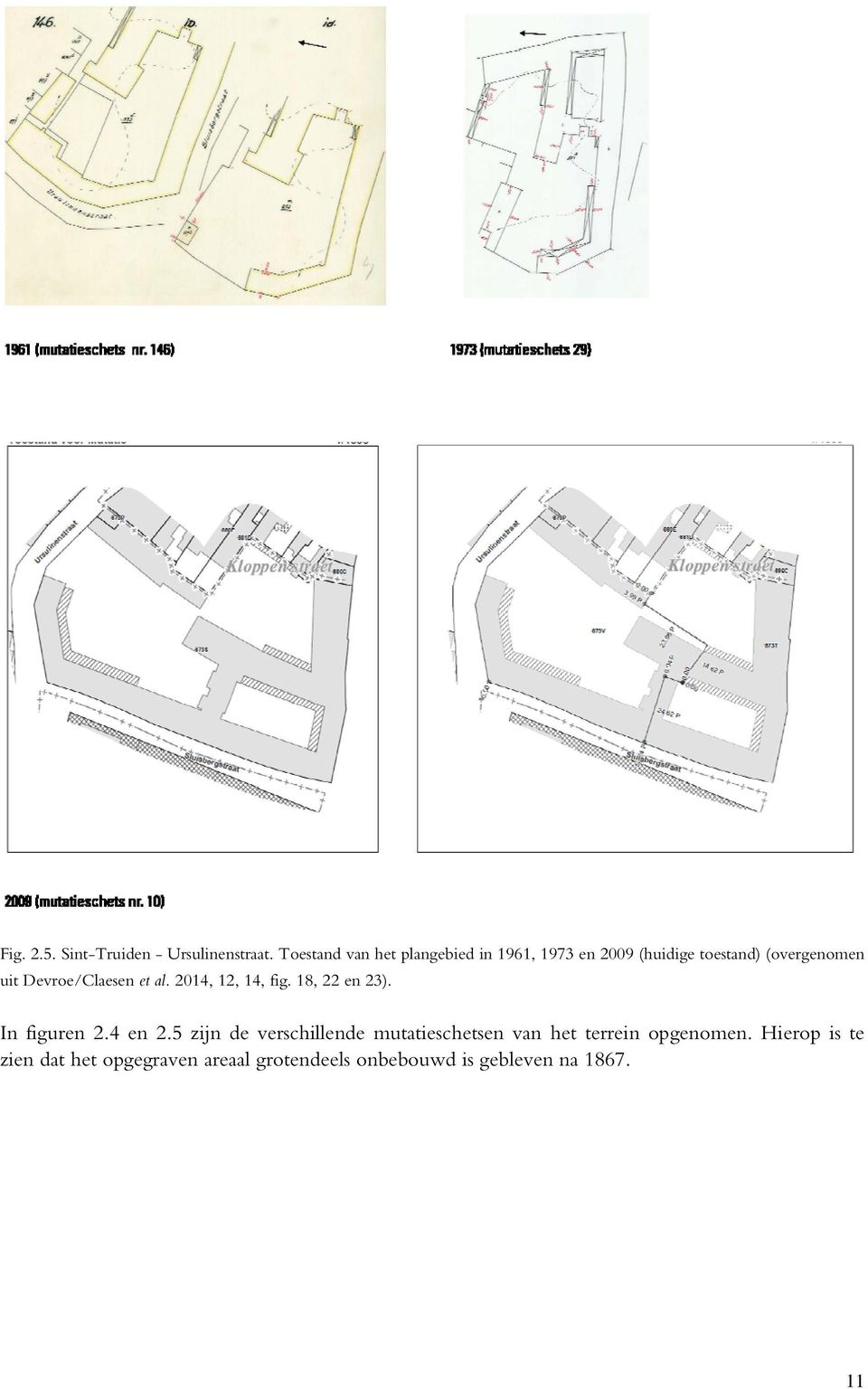 Devroe/Claesen et al. 2014, 12, 14, fig. 18, 22 en 23). In figuren 2.4 en 2.