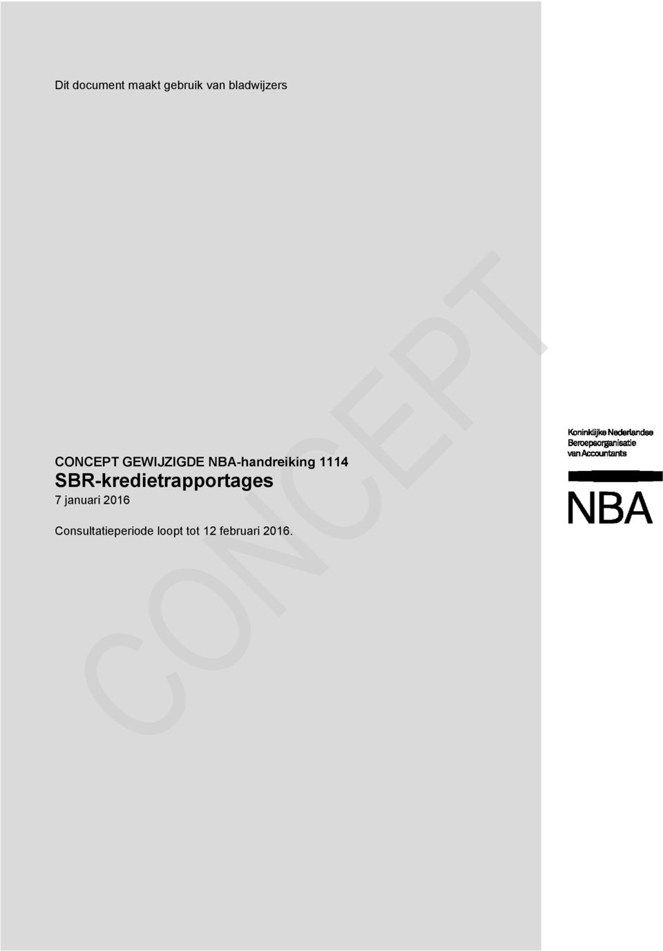 NBA-handreiking 1114 7 januari 2016