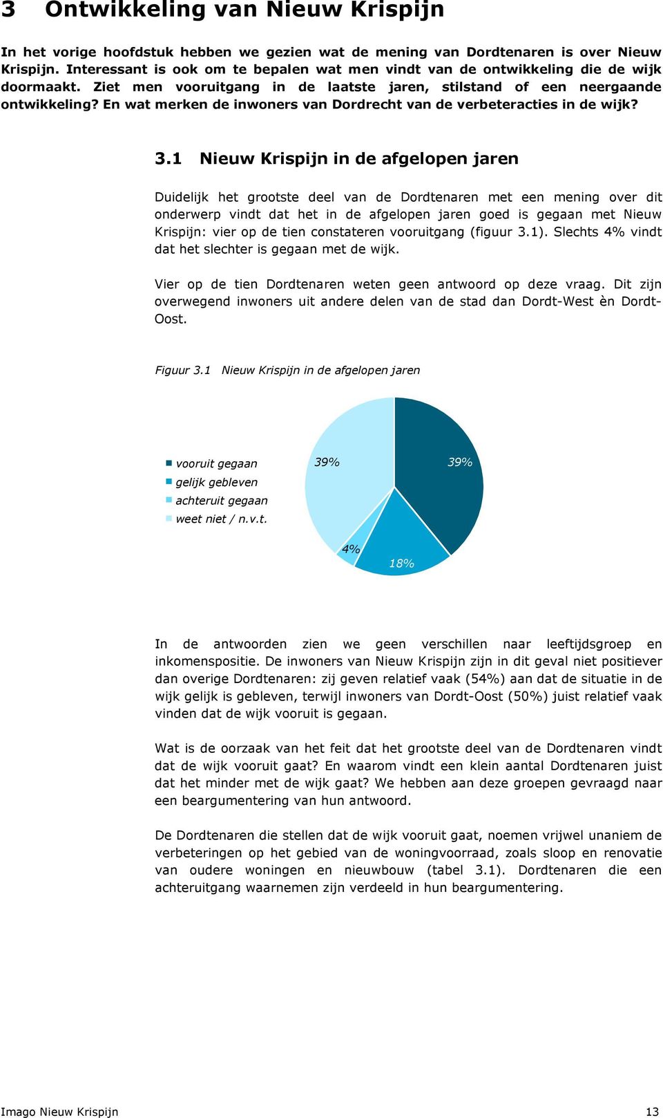 En wat merken de inwoners van Dordrecht van de verbeteracties in de wijk? 3.