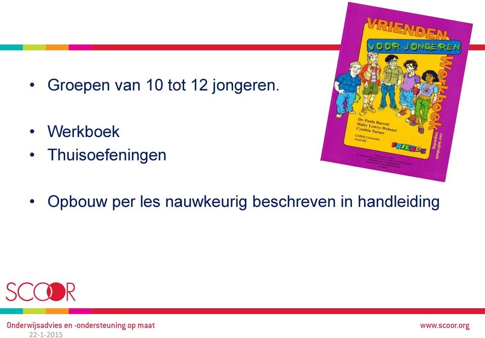 Werkboek Thuisoefeningen