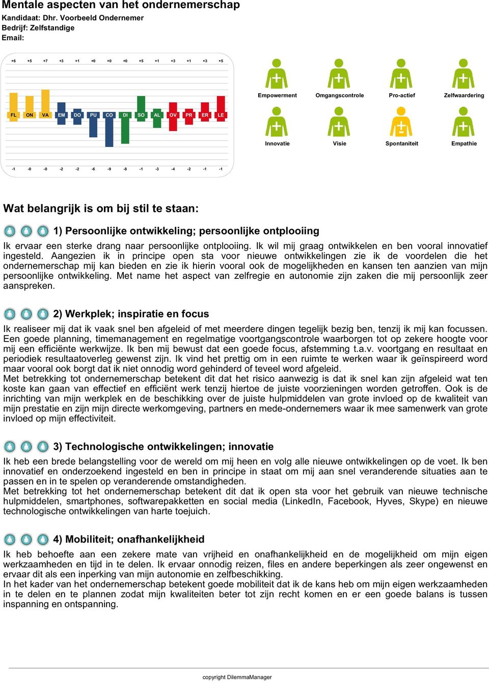 Ik wil mij graag ontwikkelen en ben vooral innovatief ingesteld.