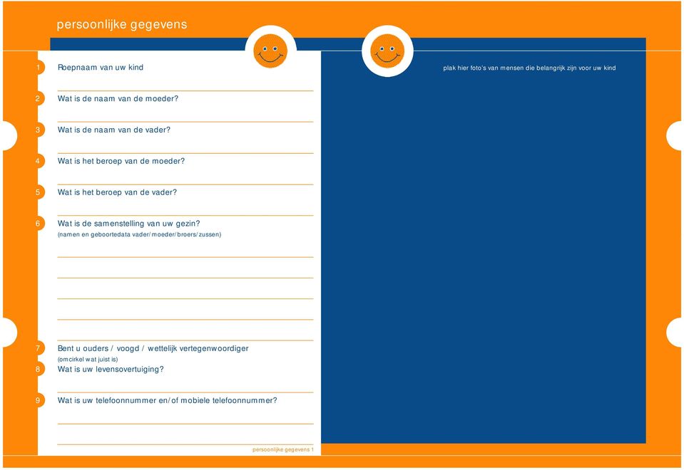 6 Wat is de samenstelling van uw gezin?