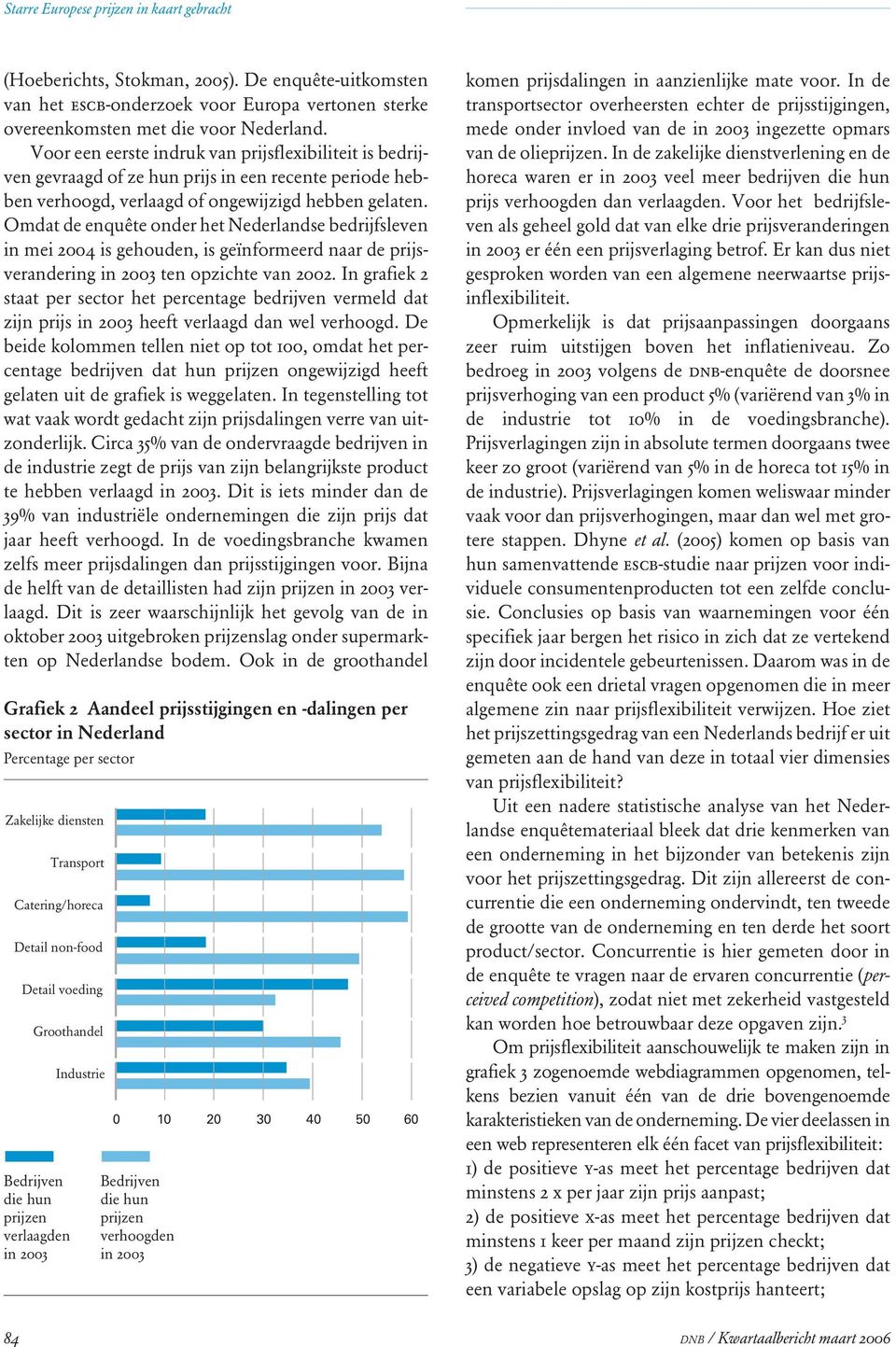 Omdat de enquête onder het Nederlandse bedrijfsleven in mei 2004 is gehouden, is geïnformeerd naar de prijsverandering ten opzichte van 2002.