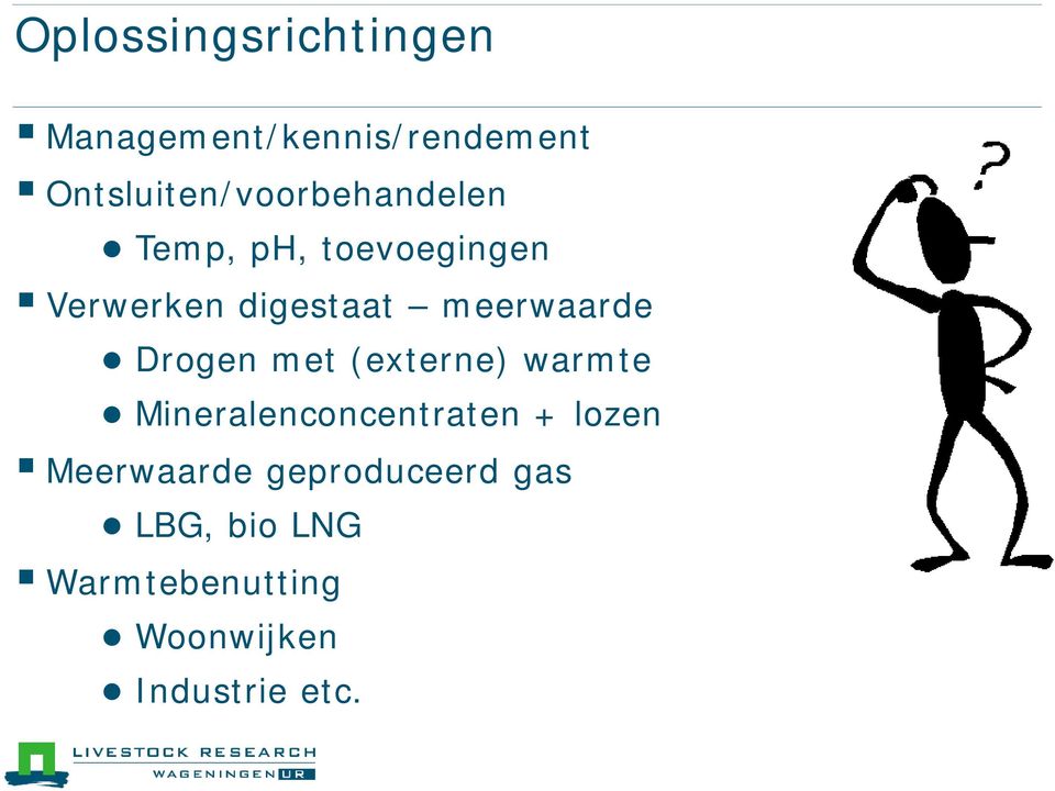 digestaat meerwaarde Drogen met (externe) warmte