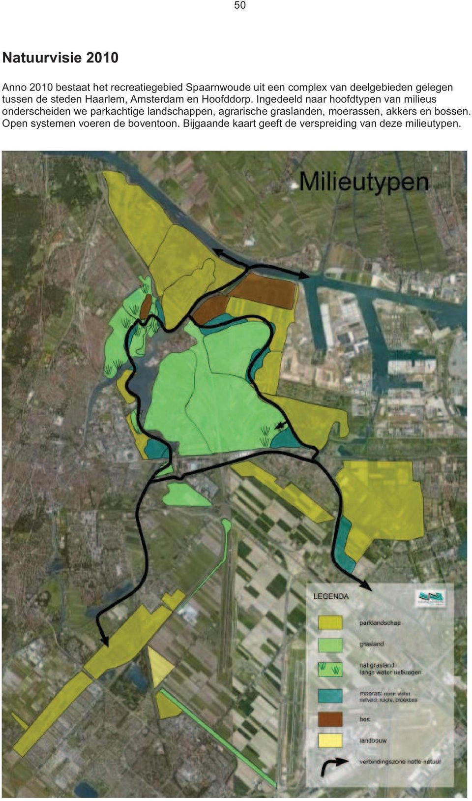 Ingedeeld naar hfdtypen van milieus nderscheiden we parkachtige landschappen, agrarische