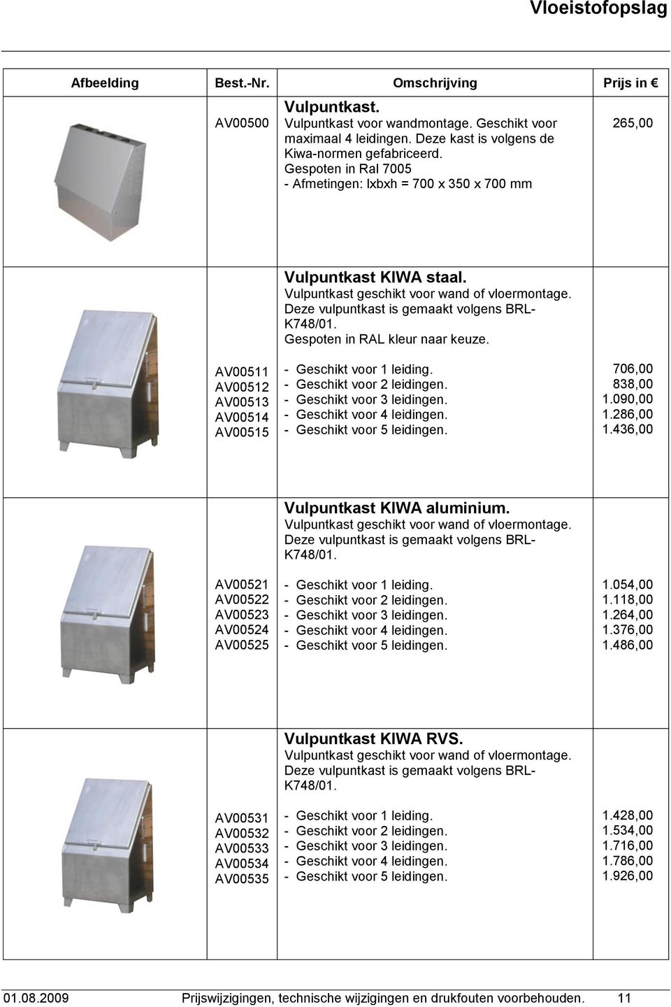 Gespoten in RAL kleur naar keuze. AV00511 AV00512 AV00513 AV00514 AV00515 - Geschikt voor 1 leiding. - Geschikt voor 2 leidingen. - Geschikt voor 3 leidingen. - Geschikt voor 4 leidingen.