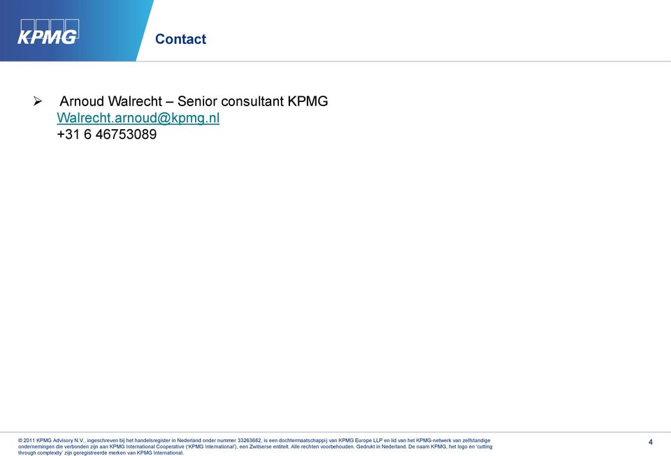 consultant KPMG