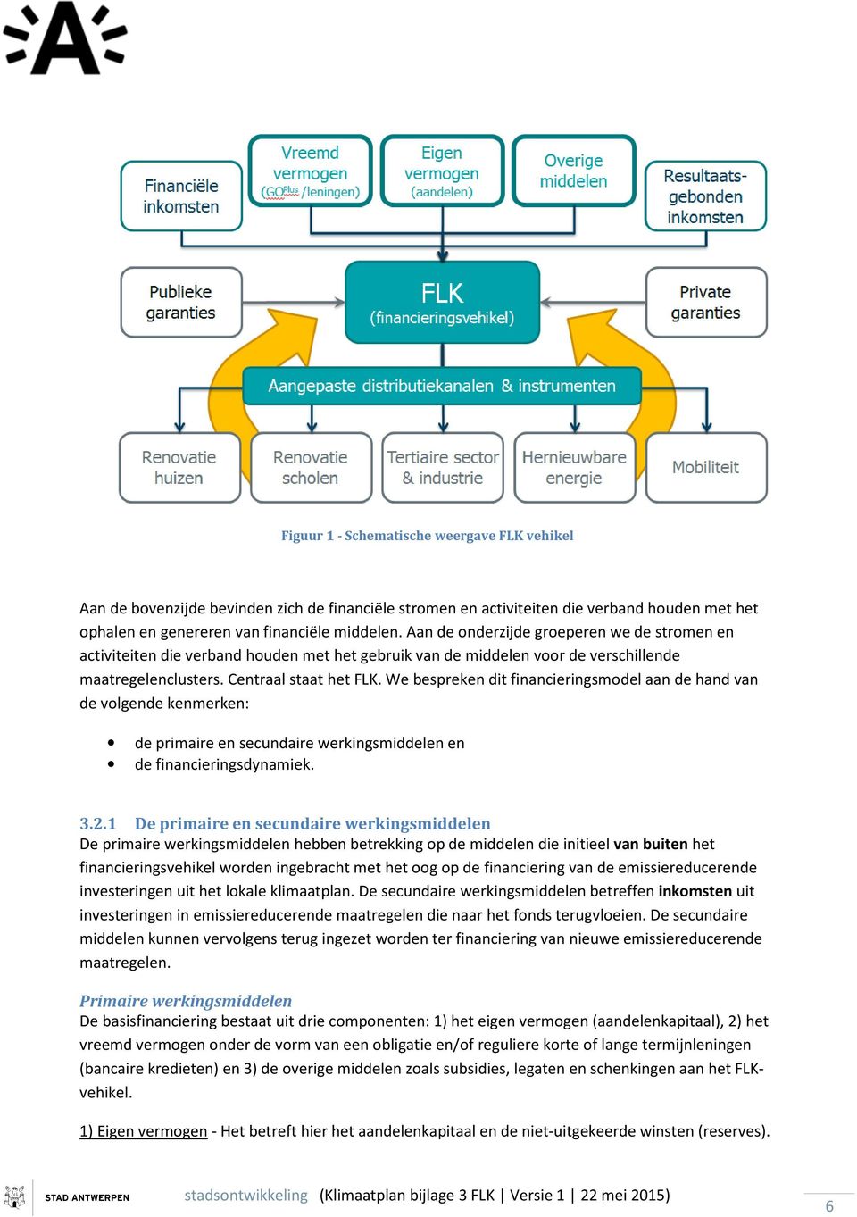 We bespreken dit financieringsmodel aan de hand van de volgende kenmerken: de primaire en secundaire werkingsmiddelen en de financieringsdynamiek. 3.2.