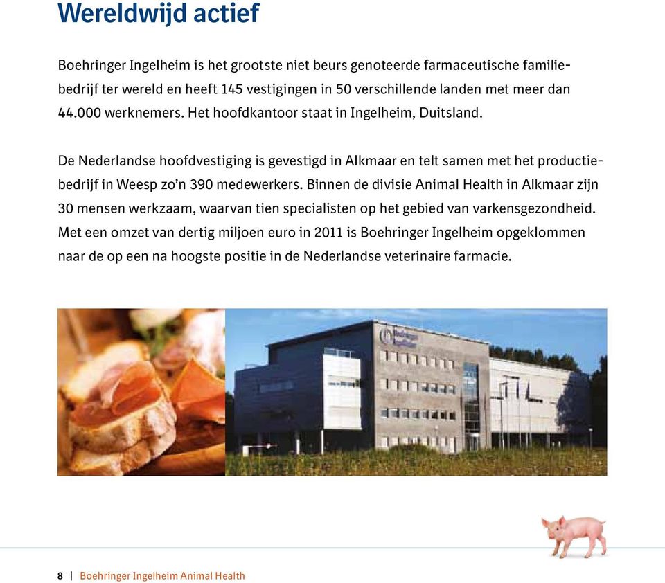 De Nederlandse hoofdvestiging is gevestigd in Alkmaar en telt samen met het productiebedrijf in Weesp zo n 390 medewerkers.