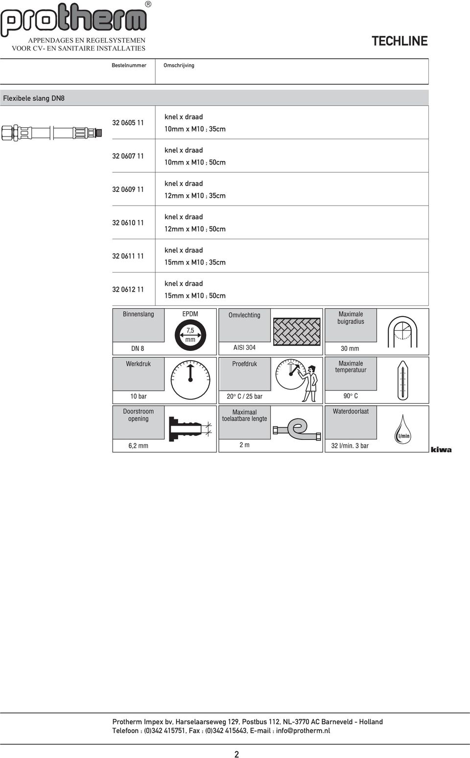 knel x draad 15mm x M10 ; 5cm knel x draad 15mm x M10 ; 50cm Protherm Impex bv, Harselaarseweg 129,