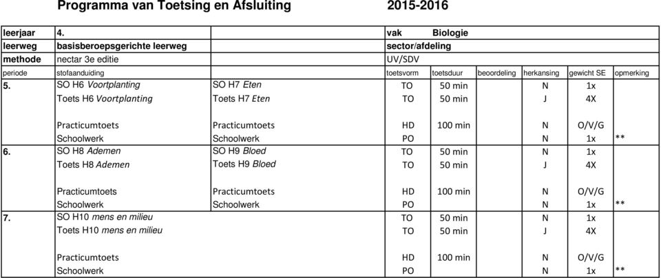 Schoolwerk Schoolwerk PO N 1x ** 6.