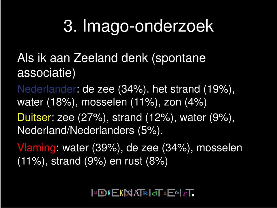 zon (4%) Duitser: zee (27%), strand (12%), water (9%),