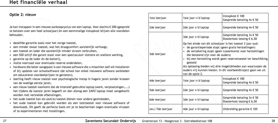 dezelfde garantie zoals voor het vorige toestel, een minder zwaar toestel, wat het draagcomfort aanzienlijk verhoogt, een toestel en lader die aanzienlijk minder stroom verbruiken, een SSD schijf die