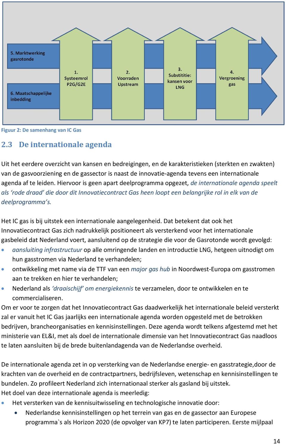 een internationale agenda af te leiden.