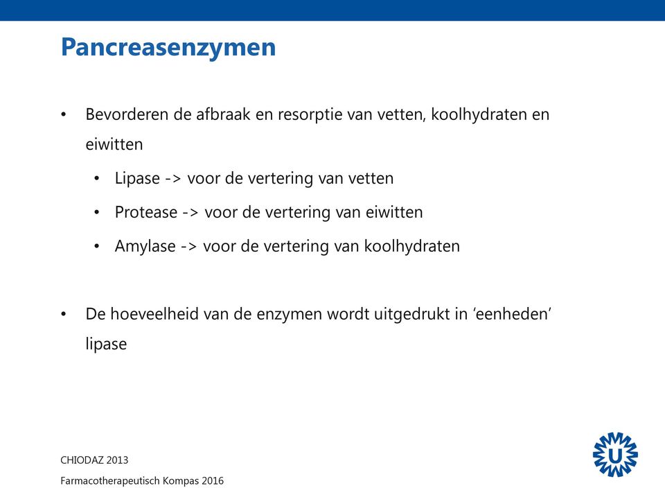 eiwitten Amylase -> voor de vertering van koolhydraten De hoeveelheid van de