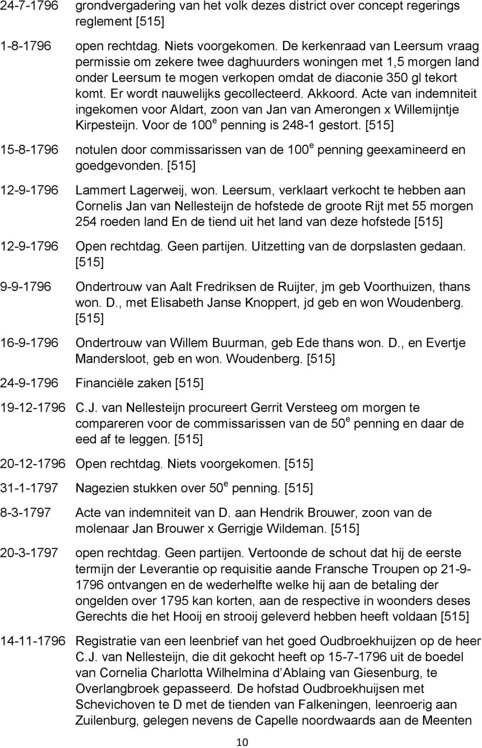 Er wordt nauwelijks gecollecteerd. Akkoord. Acte van indemniteit ingekomen voor Aldart, zoon van Jan van Amerongen x Willemijntje Kirpesteijn. Voor de 100 e penning is 248-1 gestort.