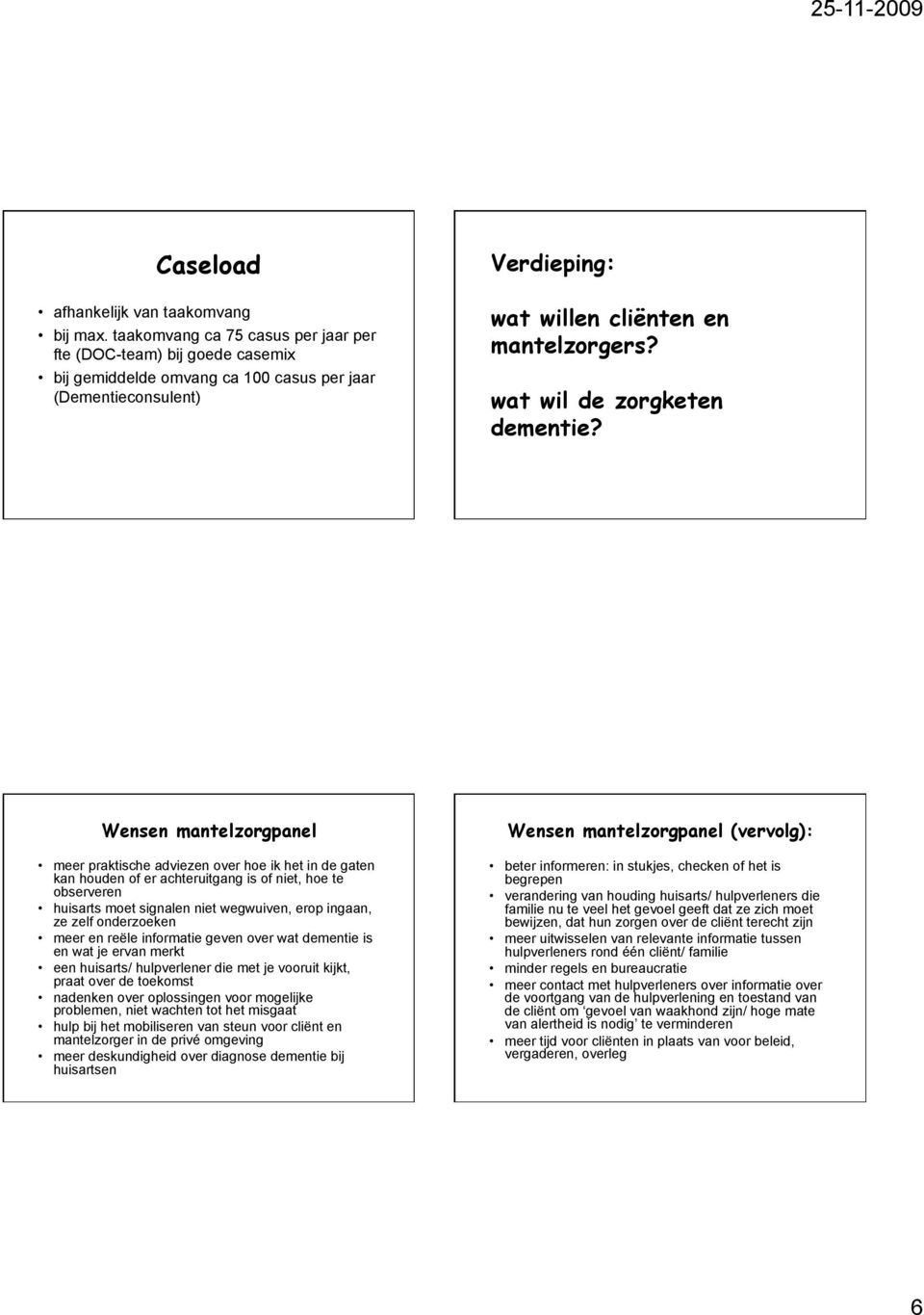 wat wil de zorgketen dementie?