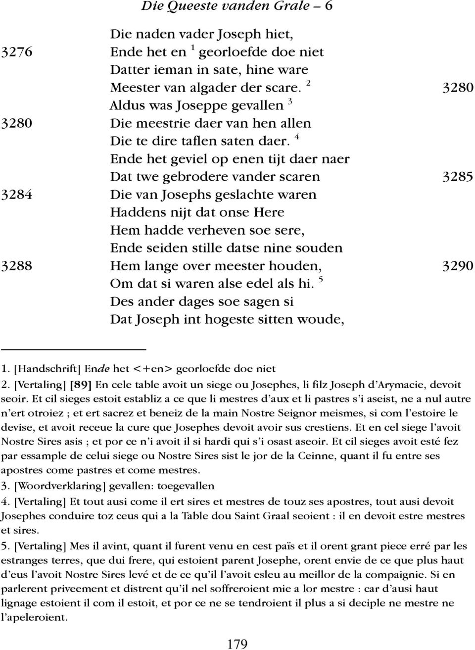 4 Ende het geviel op enen tijt daer naer Dat twe gebrodere vander scaren 3285 3284 Die van Josephs geslachte waren Haddens nijt dat onse Here Hem hadde verheven soe sere, Ende seiden stille datse