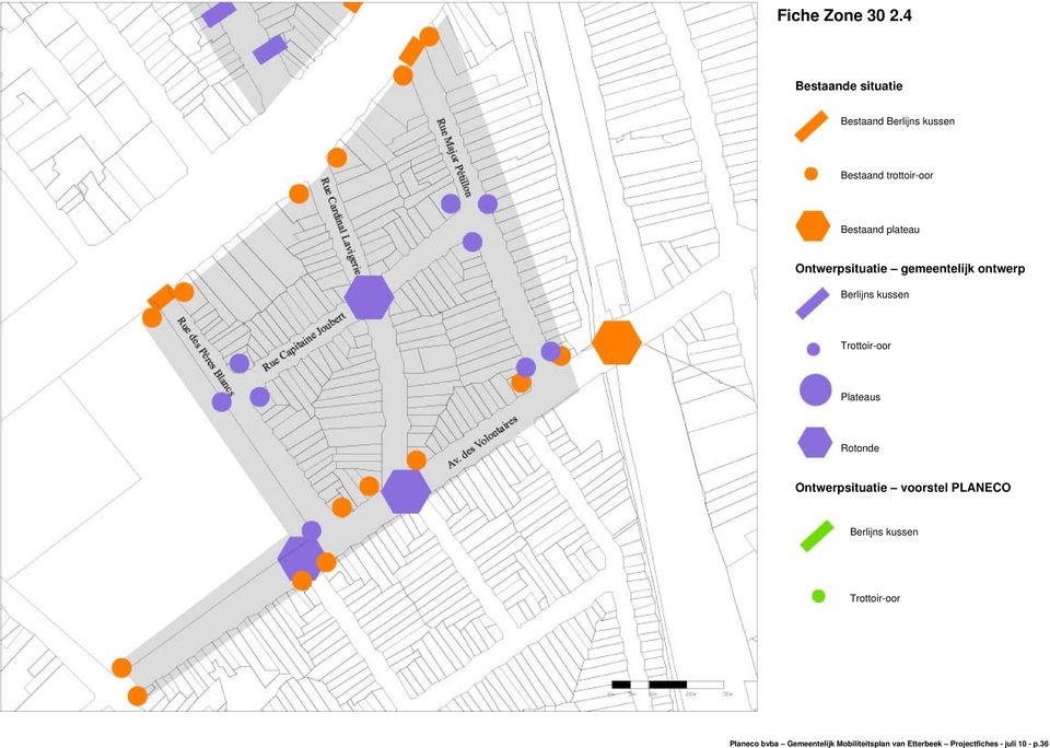 plateau Ontwerpsituatie gemeentelijk ontwerp Plateaus Rotonde